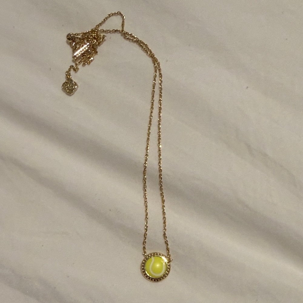 Kendra Scott tennis ball necklace